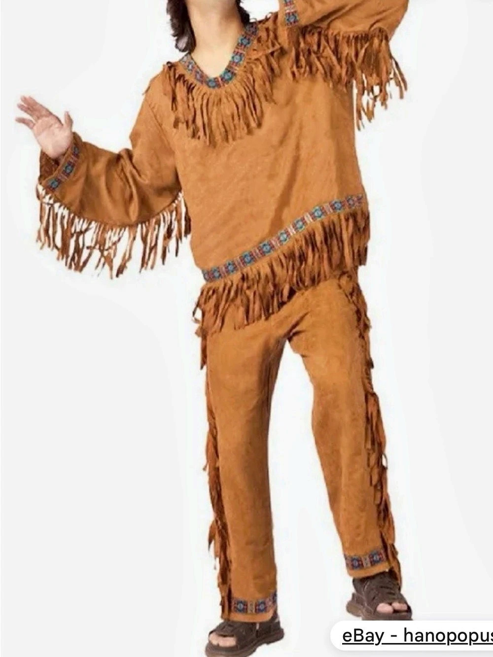 Fringe Western Costume Set Adult size